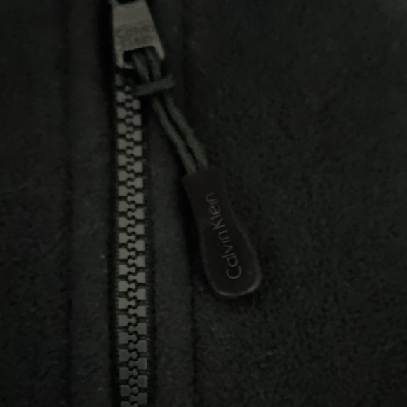 Calvin Klein Performance Dark Green Full Zip Fleece Jacket Women’s L - Picture 3 of 6